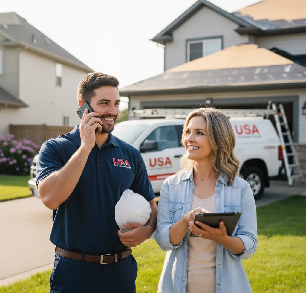 USA Roof Repair Experts customer support in Richland